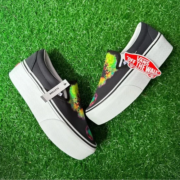 Vans Classic Slip On Paradoxical Black PLATFORM - Picture 5 of 7